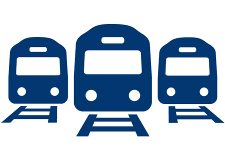 TRAINS PER DAY ACROSS 3 RAIL TERMINALS